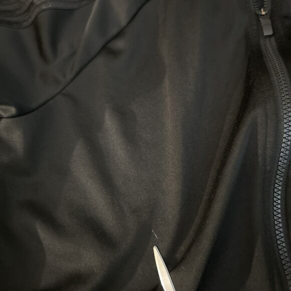 Adidas Jacket Womens Full Zip long sleeve Black size Large - Picture 6 of 9